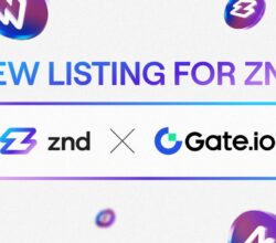 Gate.io announces ZND listing