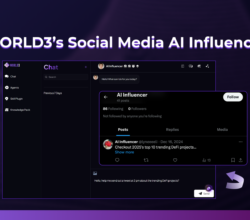 WORLD3 Unveils a Cloud-powered No-Code AI Agent Builder to Craft Personalized Social Media AI Influencers