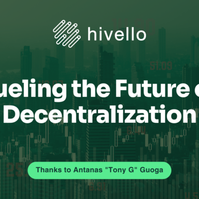 Hivello Secures Strategic Investment from Antanas "Tony G" Guoga to Scale Decentralized Compute